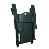 Folding Adirondack Chair, Relaxing Stackable Arm Rest Ergonomic HDPE All-Weather Adirondack Chair