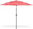 Portable Patio Umbrella Outdoor Market Tilt Umbrella with Easy Tilt Adjustment