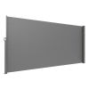 VEVOR Retractable Side Awning, 71''x 138'' Outdoor Privacy Screen, 180g Polyester Water-proof Retractable Patio Screen, UV 30+ Room Divider Wind Scree