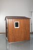6ft x 6ft Outdoor Metal Storage Shed with Metal Floor Base ,With window