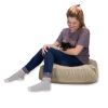 Jaxx Brio Large D√©cor Floor Pillow / Meditation Yoga Cushion, Plush Microvelvet, Camel