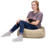 Jaxx Brio Large D√©cor Floor Pillow / Meditation Yoga Cushion, Plush Microvelvet, Camel